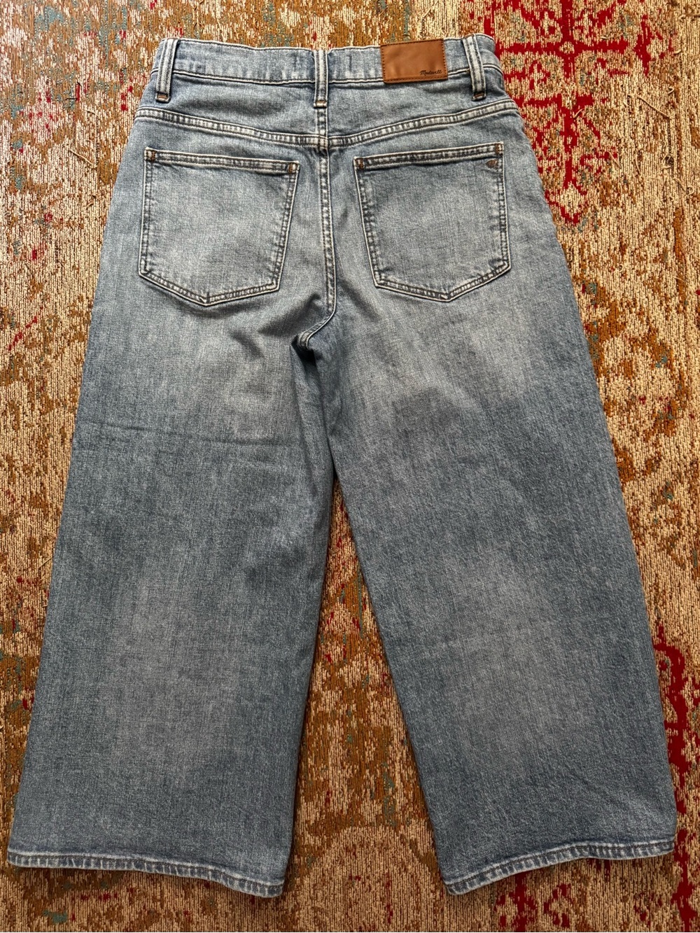 Madewell Wide Leg Cropped jeans size 27 Petite - Picture 2 of 6